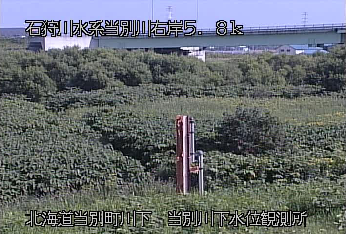 国土交通省 北海道開発局 当別川下水位観測所 Webカメラまっぷ